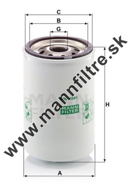 Palivový filter MANN FILTER WK 8001