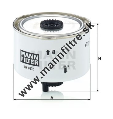 Palivový filter MANN FILTER WK 8022 x
