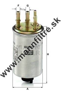 Palivový filter MANN FILTER WK 8078