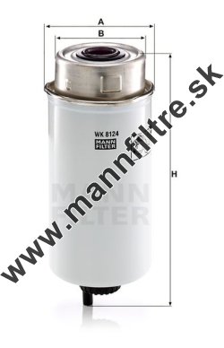 Palivový filter MANN FILTER WK 8124