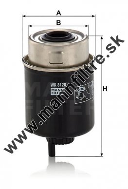 Palivový filter MANN FILTER WK 8128