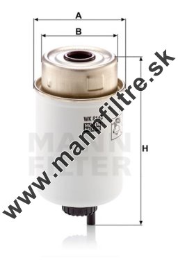 Palivový filter MANN FILTER WK 8140