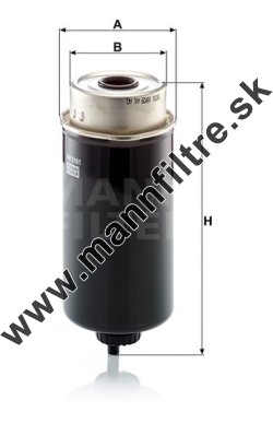 Palivový filter MANN FILTER WK 8161