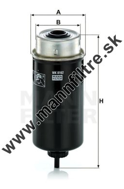 Palivový filter MANN FILTER WK 8162