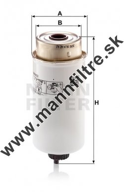 Palivový filter MANN FILTER WK 8163