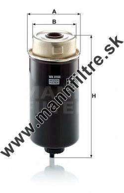 Palivový filter MANN FILTER WK 8164