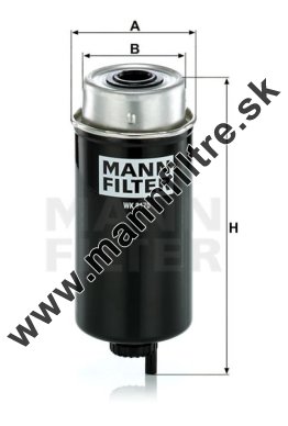 Palivový filter MANN FILTER WK 8170