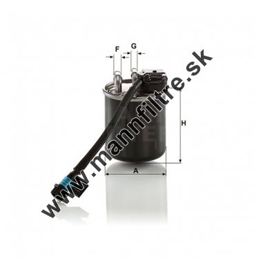 Palivový filter MANN FILTER WK 820/23