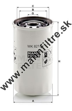 Palivový filter MANN FILTER WK 8215