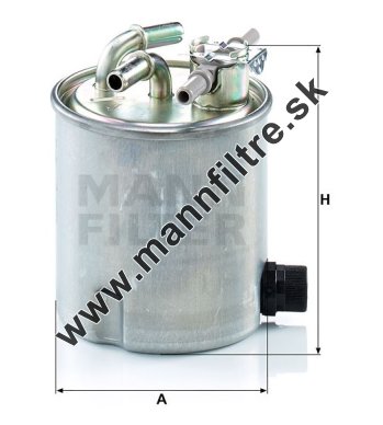 Palivový filter MANN FILTER WK 9025