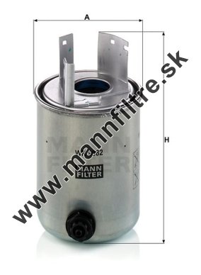 Palivový filter MANN FILTER WK 9082 z