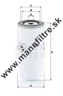 Palivový filter MANN FILTER WK 929 x