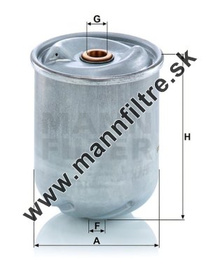 Olejový filter MANN FILTER ZR 906 x