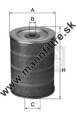 EDM filter MANN FILTER H 34 1070/15