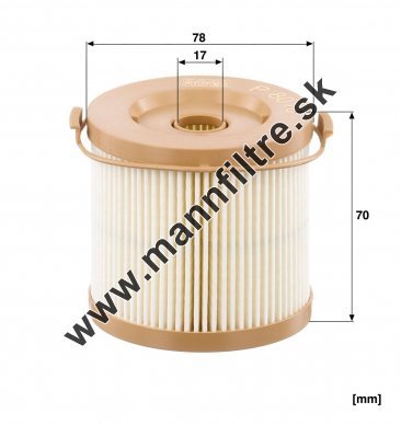 Palivový filter MANN FILTER P 8016 x