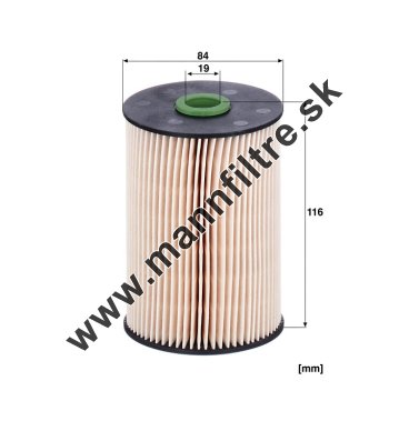 Palivový filter MANN FILTER PU 936/3 x