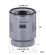 Palivový filter MANN FILTER WK 11 019/1 z