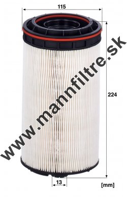 Palivový filter MANN FILTER PU 12 013-2 z