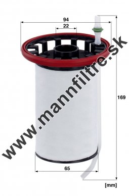 Palivový filter MANN FILTER PU 7005/1