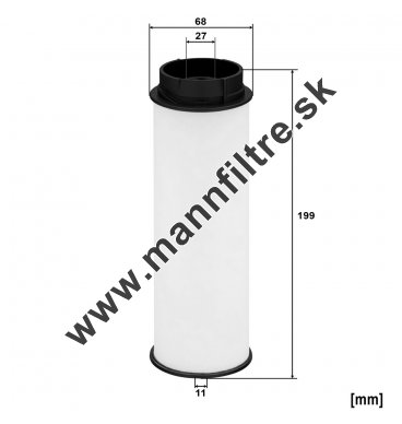 Palivový filter MANN FILTER PU 7023 z