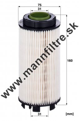 Palivový filter MANN FILTER PU 834/3 x