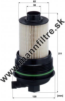 Palivový filter MANN FILTER PU 9025
