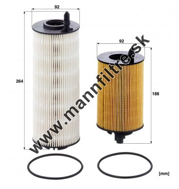Palivový filter MANN FILTER PU 9038-2 z