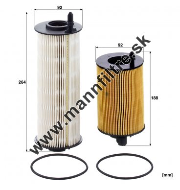 Palivový filter MANN FILTER PU 9039-2 z