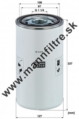 Filter hydrauliky MANN FILTER W 13 016