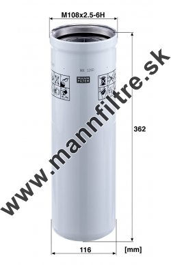 Olejový filter MANN FILTER  WH 1260