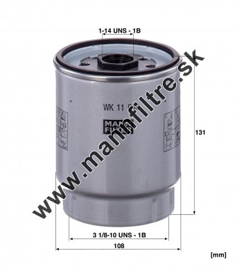 Palivový filter MANN FILTER  WK 11 048 z