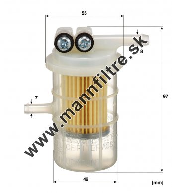Palivový filter MANN FILTER  WK 6055