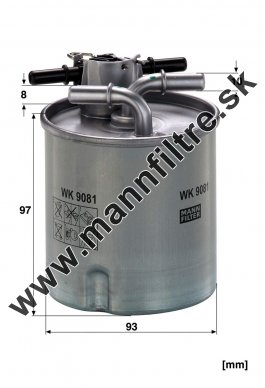 Palivový filter MANN FILTER  WK 9081
