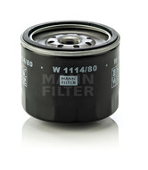 Olejový filter MANN FILTER W 1114/80