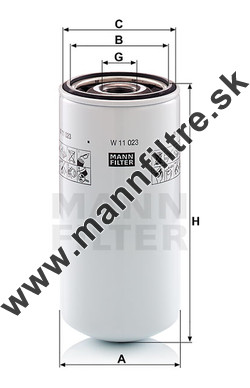 Olejový filter MANN FILTER W 11 023