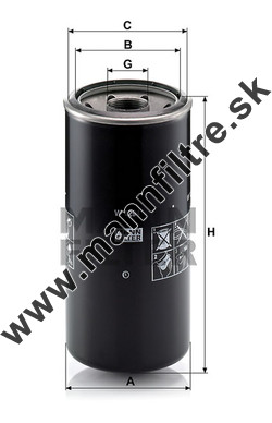 Olejový filter MANN FILTER W 1294