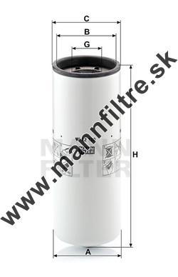 Olejový filter MANN FILTER W 12 120