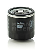 Olejový filter MANN FILTER W 67/1