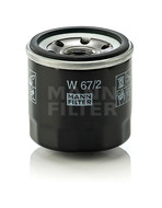 Olejový filter MANN FILTER W 67/2