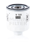 Olejový filter MANN FILTER W 7038