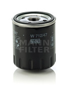 Olejový filter MANN FILTER W 712/47