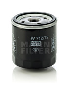 Olejový filter MANN FILTER W 712/75
