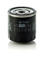 Olejový filter MANN FILTER W 714/2