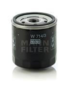 Olejový filter MANN FILTER W 714/3