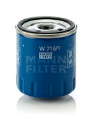 Olejový filter MANN FILTER W 716/1