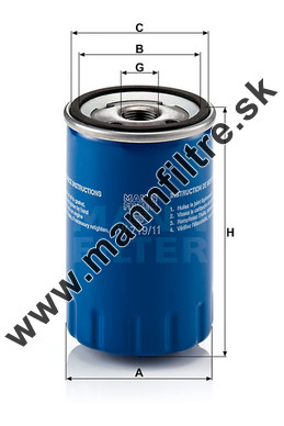 Olejový filter MANN FILTER W 719/11