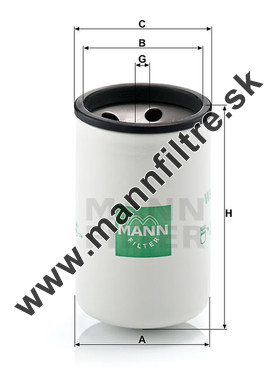 Olejový filter MANN FILTER W 925