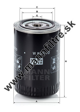 Olejový filter MANN FILTER W 936/10