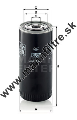 Olejový filter MANN FILTER W 962/27