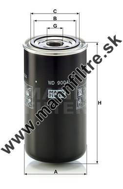 Filter hydrauliky MANN FILTER WD 9004